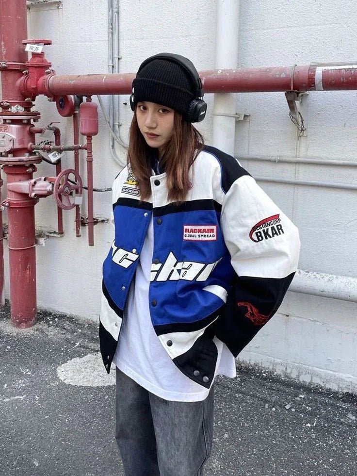 Blackair Motorsport Jacket β Turn Heads with Streetwear Style