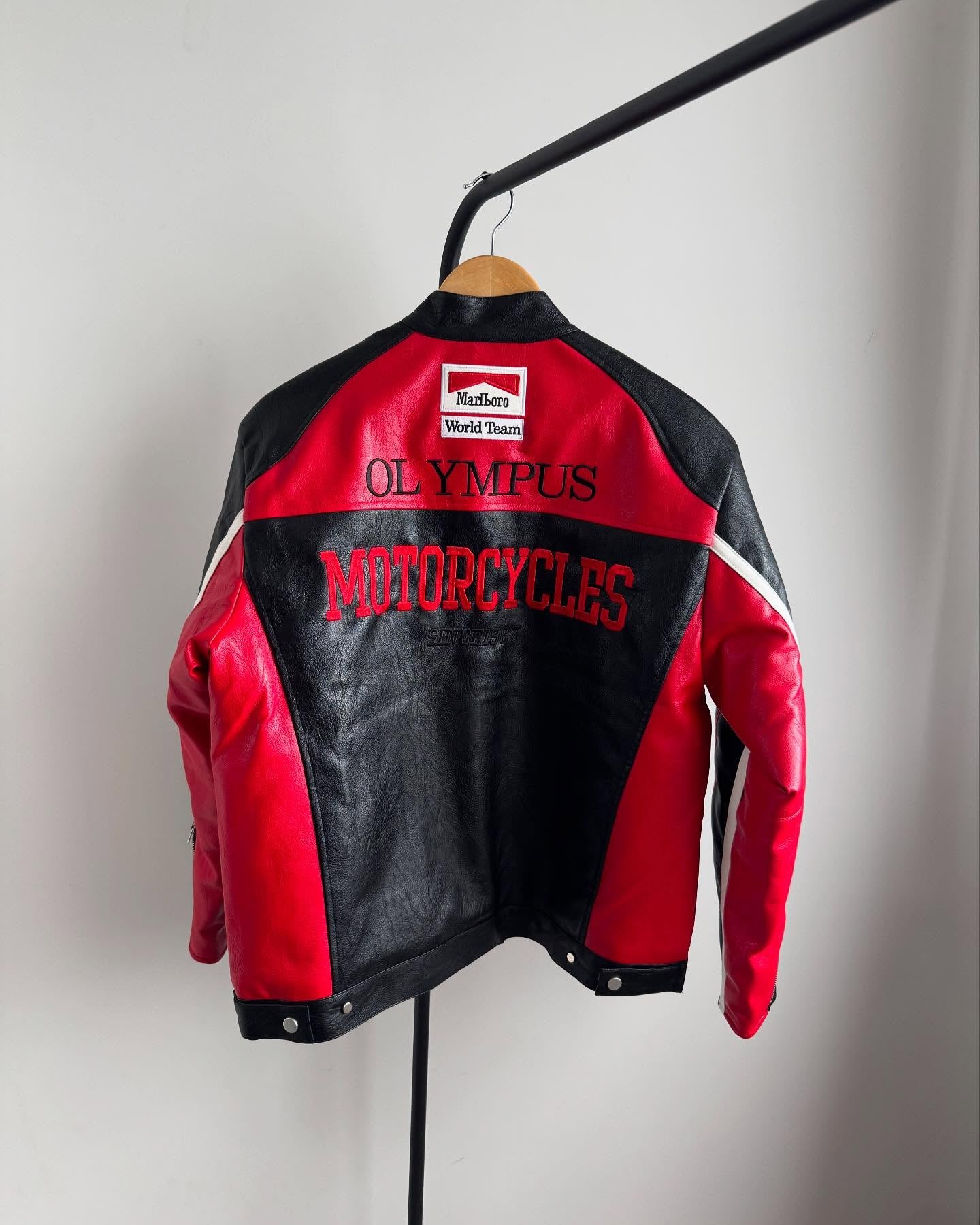 Ferrari Leather Racing Jacket โ Scuderia F1 Edition | Street Wears