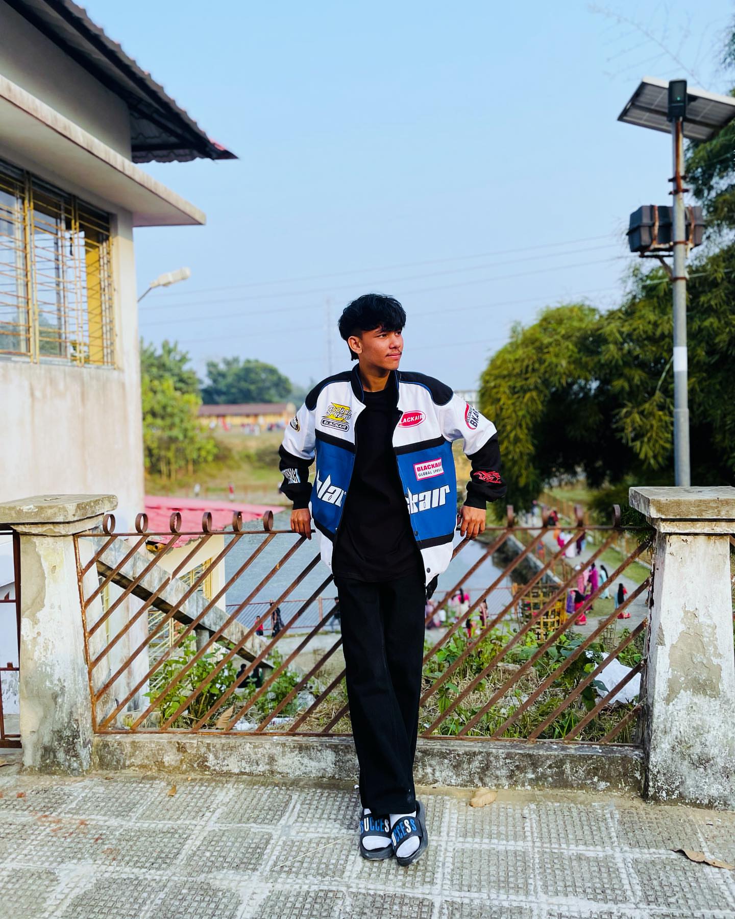 Blackair Racing Streetwear Jacket β F1-Inspired Urban Style
