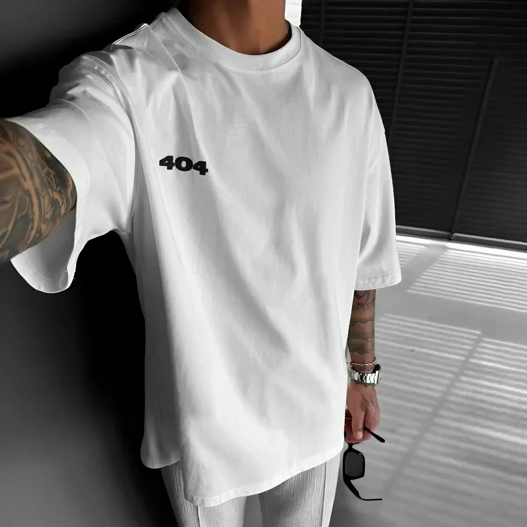 404 Not Found Oversized Tee – Soft Cotton, Bold Style