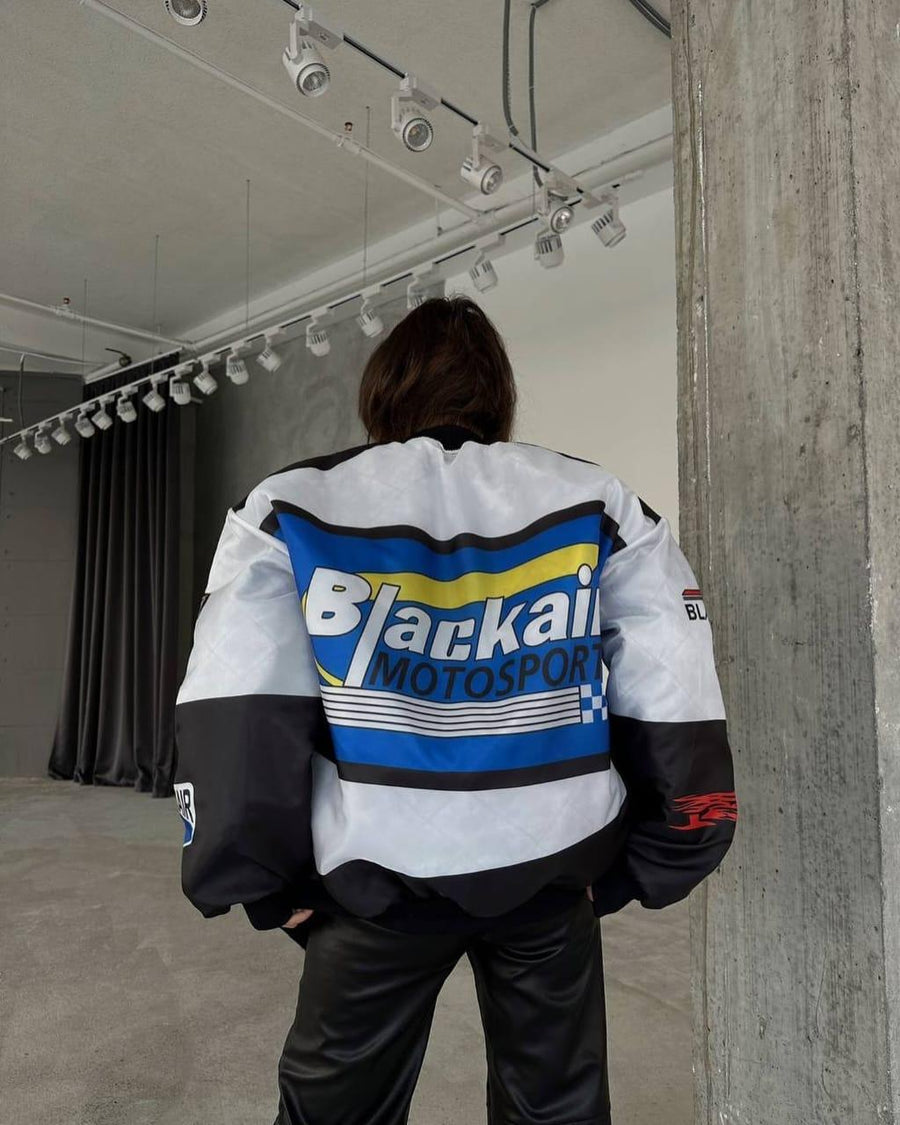 Blackair Racing Jacket – Streetwear Inspired by Speed and Power